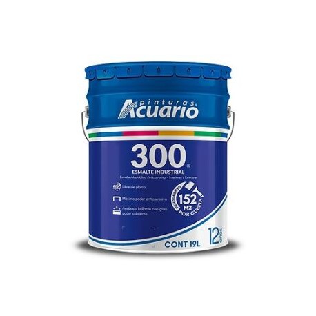 ACUARIO ESMALTE 300 INDUSTRIAL  CUBETA 19L