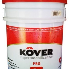 BEREL IMPERMEABILIZANTE ACRILICO KOVER PRO III AÑOS ROJO 2805 CUBETA 19L