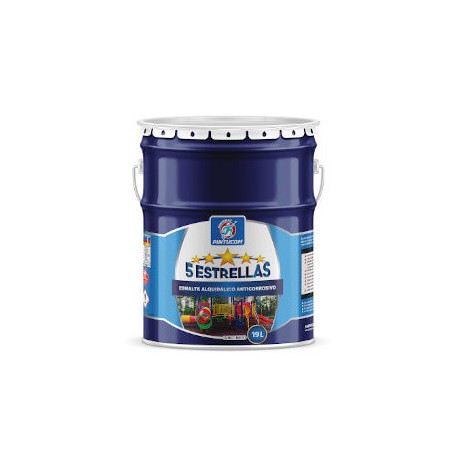 PINTUCOM ESMALTE 5 ESTRELLAS NEGRO MATE 1L