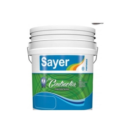 SAYER PINTURA ACRILICA CONTRACTOR CUBETA 19L